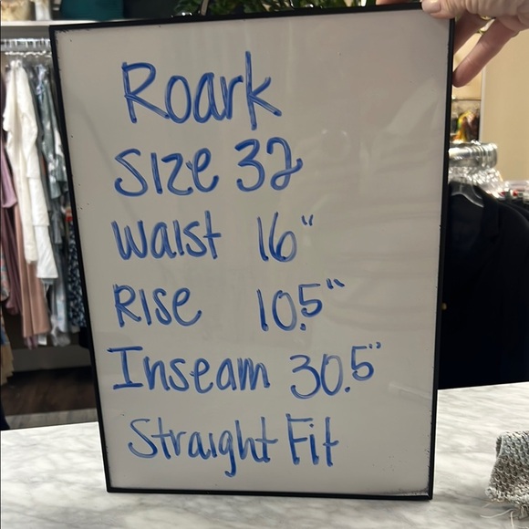 ROARK Men’s HWY 128 Dark Wash Straight Leg Jeans NWOT size 32 - Picture 5 of 13